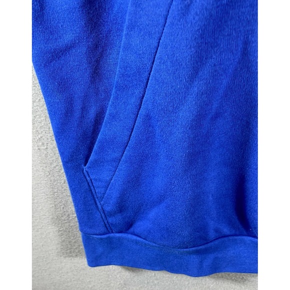 Adidas Hoodie Pullover Unisex Blue Large - Picture 4 of 11